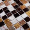 Мозаика Imagine Mosaic Для бассейна 20х20 глянцевая коричневая ML42049 32,7х32,7 см