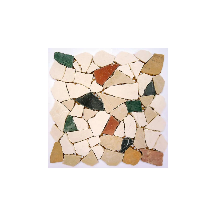 Мозаика Bonaparte Каменная мозаика Rim II матовая многоцветная 30,5х30,5 см