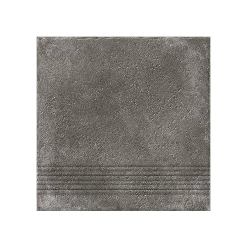 Ступень Cersanit Carpet CP4A516 рельеф темный коричневый 29,8х29,8 см