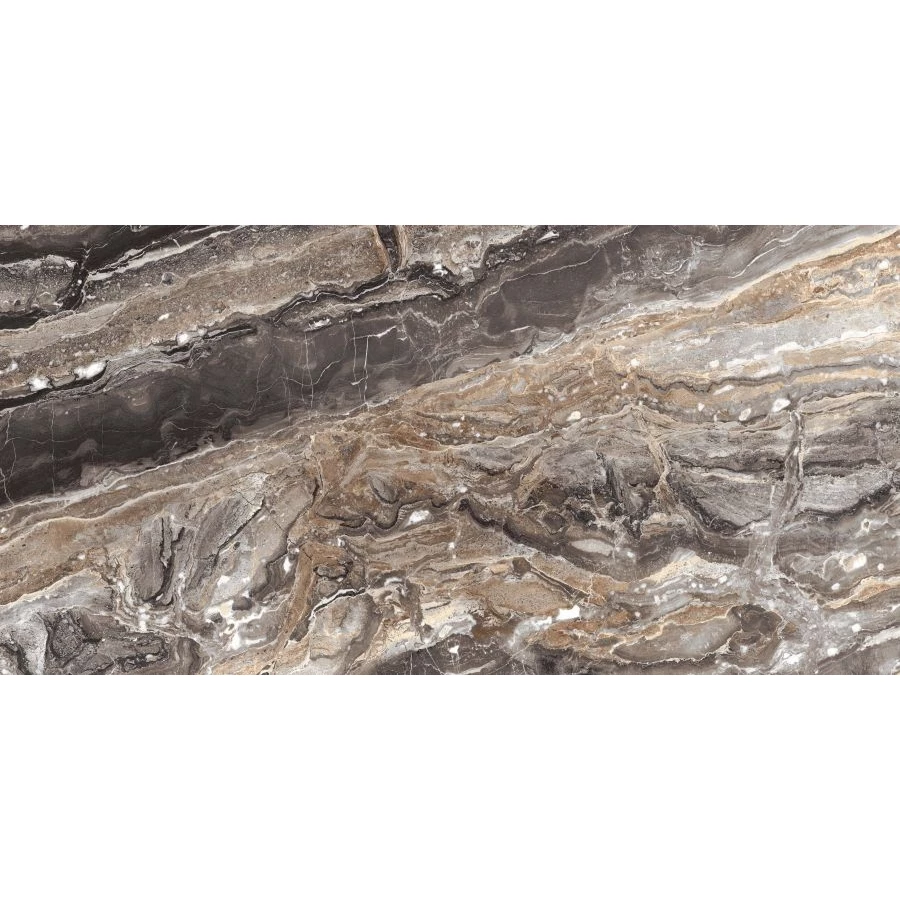 Керамогранит Neodom Luxury Amadeus Polished глянцевый серый N20422 160x80 см