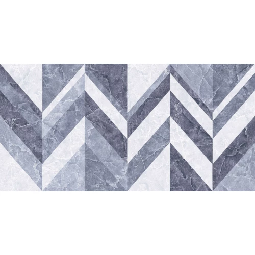 Плитка настенная Тянь Шань Аргус Декор Геометрия глянцевый серый TP3602H 60х30 см