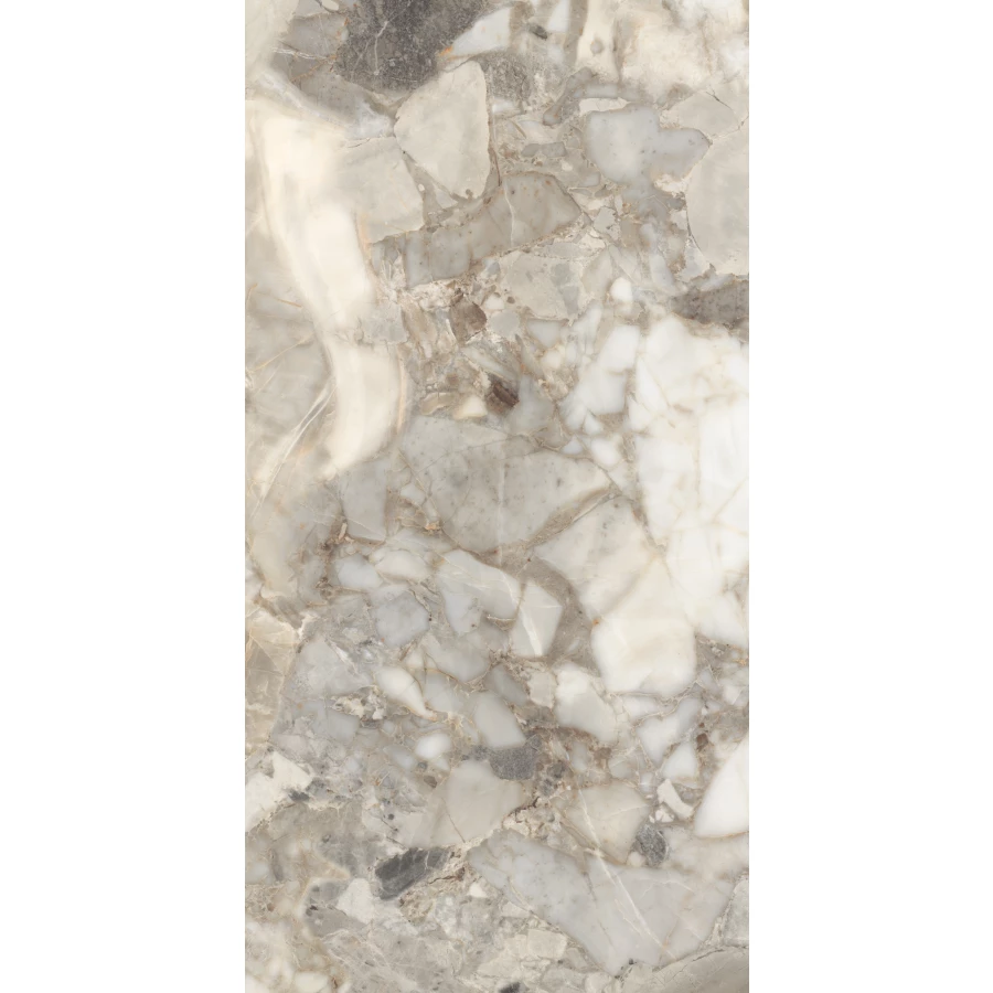 Керамогранит Arcadia Ceramica Aragonite White Full Polished серый FP1036-A 120х60 см