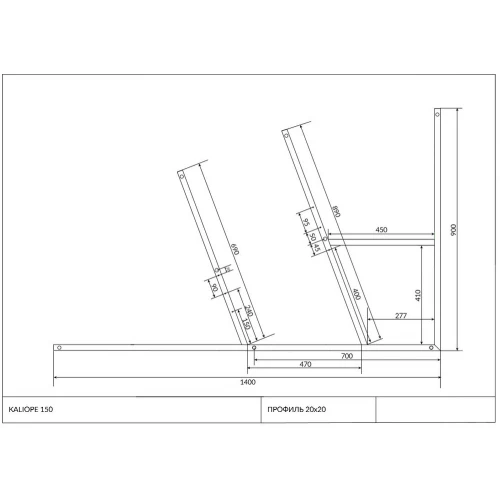Рама для ванны Cersanit Kaliope 153 RW-Kaliope*153