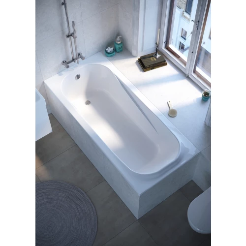 Ванна из литьевого мрамора Creto Nova белая 23-1112 170х70 см