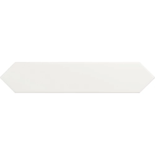 Плитка настенная Equipe Arrow Pure White 25835 глазурованный глянцевый белый 25*5 см