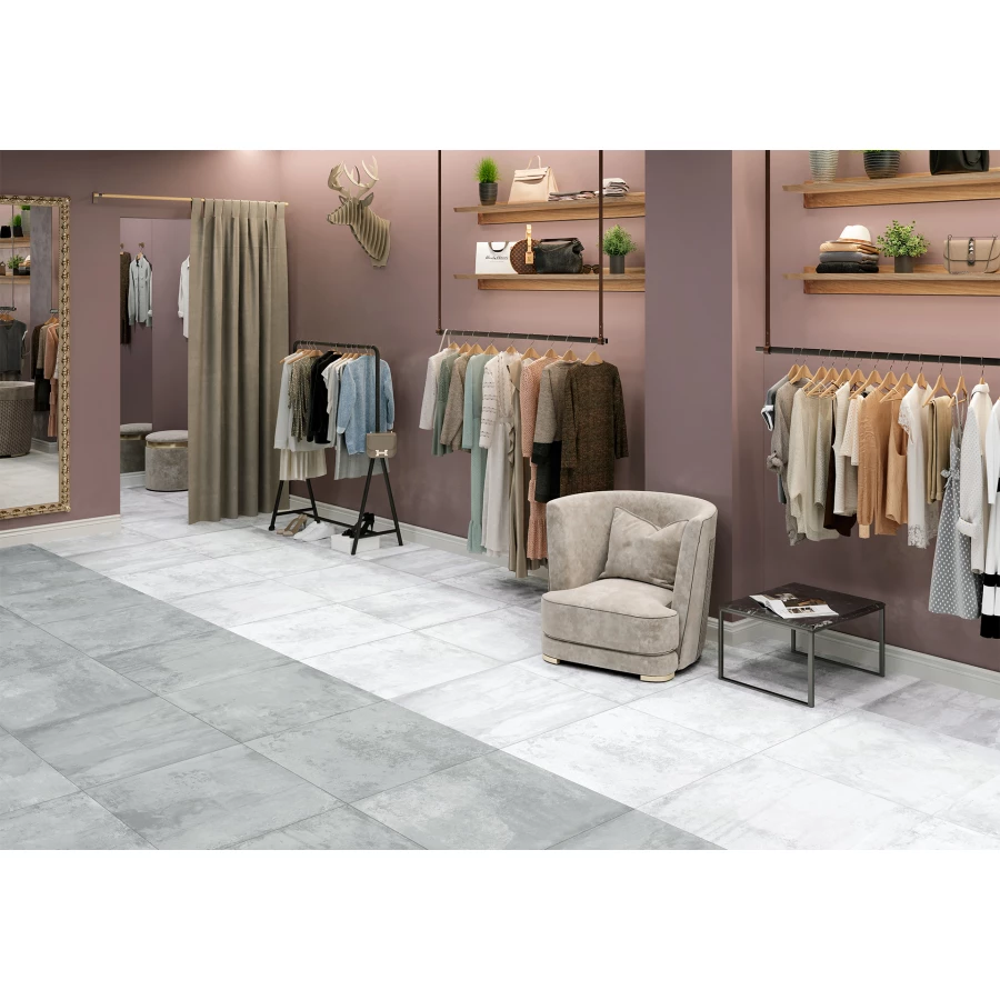 Плитка напольная керамогранитная ALMA Ceramica Cemento GFA57CMT70R 57х57 см