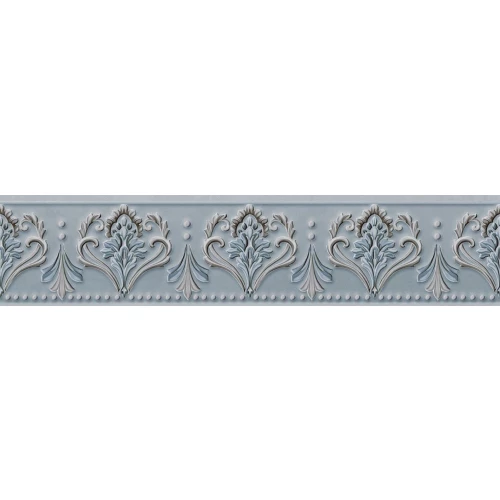Плитка настенная Kerama Marazzi Фару Бордюр матовый голубой VT/C292/12000R 25х5,5 см
