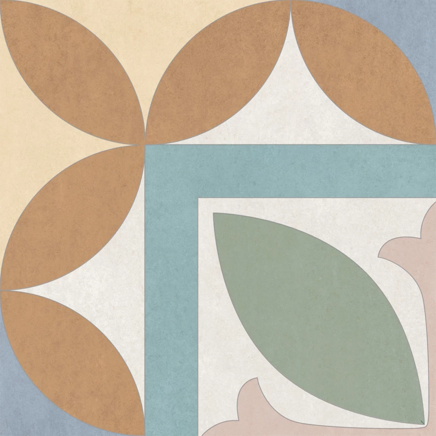 Керамогранит New Trend Design Art Unico матовый многоцветный GP2020DSA01 20х20 см