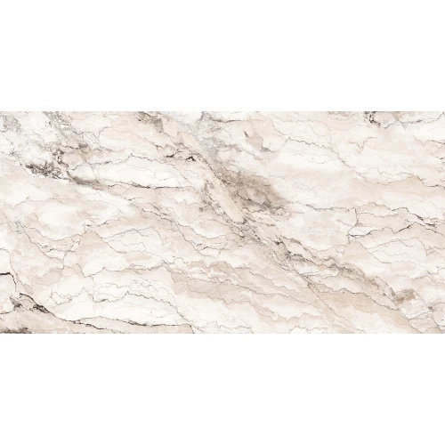 Керамогранит Realistik Rock Penguin White Carving матовый бежевый 160х80 см