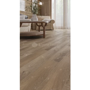 Каменный SPC ламинат Alpine Floor Parquet Light синхронное тиснение Дуб Синистра ЕСО 13-17 43 класс 4 мм 1.95 кв.м 60х12.5 см