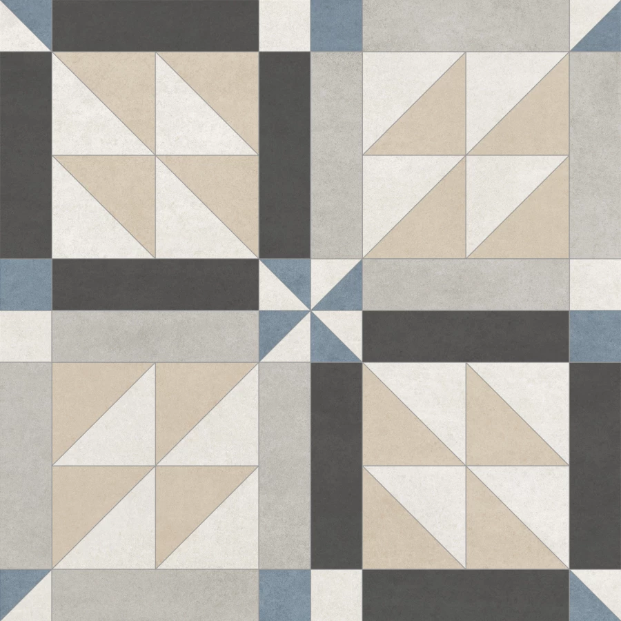 Керамогранит New Trend Design Art Mix 3 матовый многоцветный GP2020DMX11 20х20 см