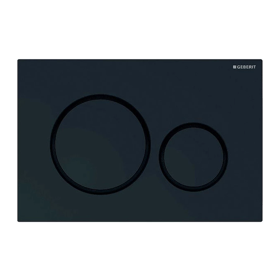 Смывная клавиша Geberit Sigma 20 черный глянцевый 115.882.DW.1