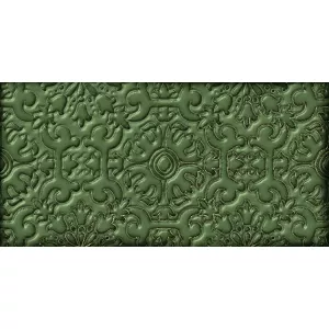 Плитка настенная Bestile Dante Decor Green 24х12 см