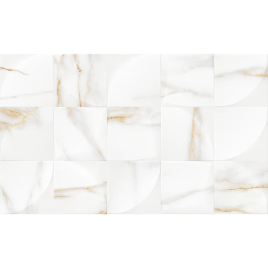 Плитка настенная Gracia Ceramica Marmaris white белый 02 010100001395 50х30 см