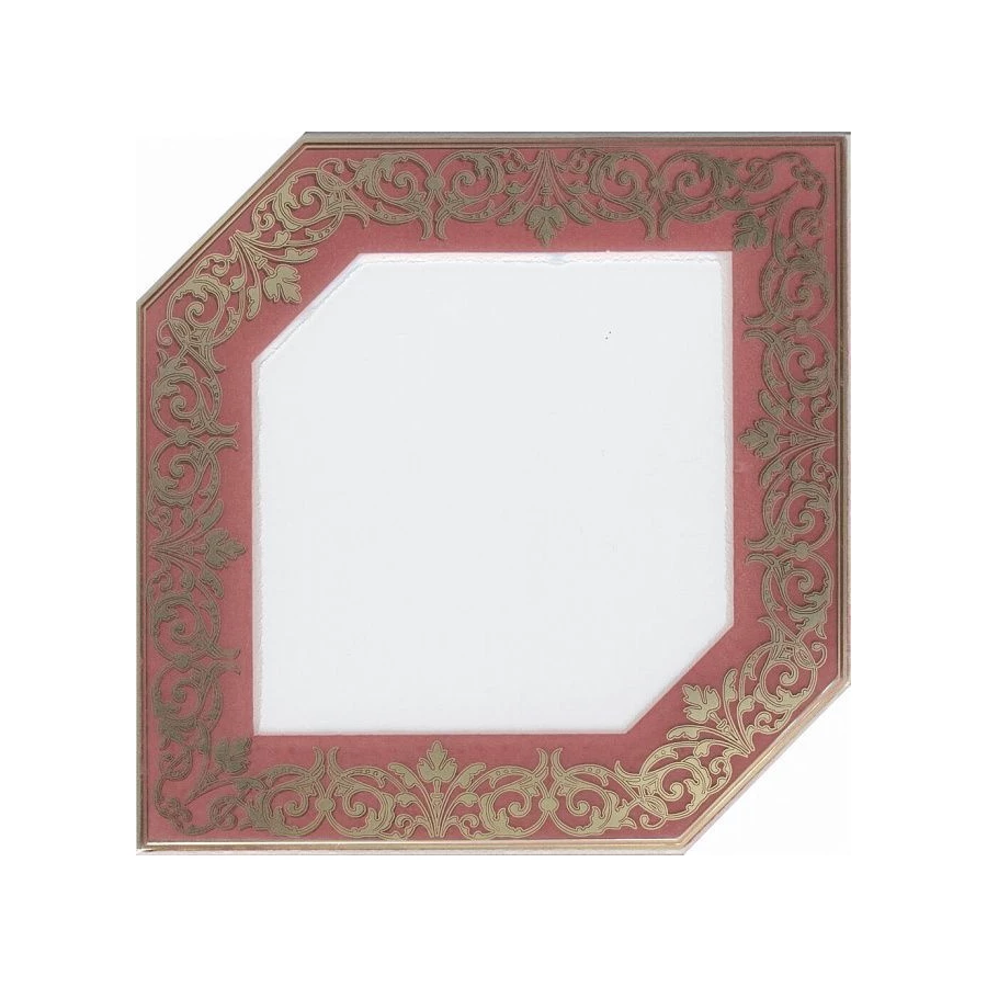 Декор Kerama Marazzi Клемансо розовый 15х15 см