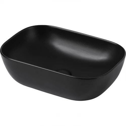 Раковина накладная Abber Rechteck черная матовая AC2200MB