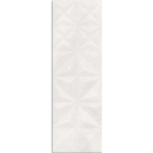 Плитка настенная Meissen Keramik Geometric Game Cloud Structure белый 25х75 см