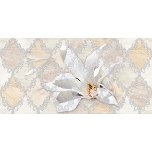 Плитка настенная Belani Дубай Декор глянцевый светло-бежевый BL-ДУБАЙ4/ВК/250/500/СБ 50х25 см