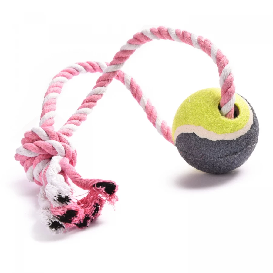 Игрушка для собак Fauna int мяч на веревке 37 см