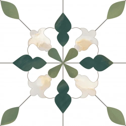 Керамогранит Monopole Aramis Esmeralda матовый многоцветный 18,7x18,7 см