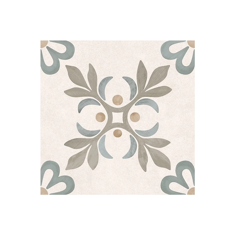 Керамогранит Motto Velvet Taupe Decor 4 матовый бежевый N100194 20x20 см