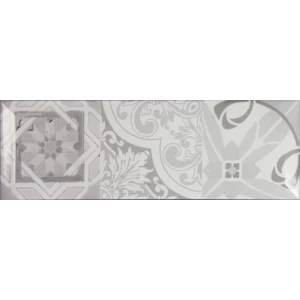 Плитка настенная Monopole Antique gris brillo bisel 30х10 см