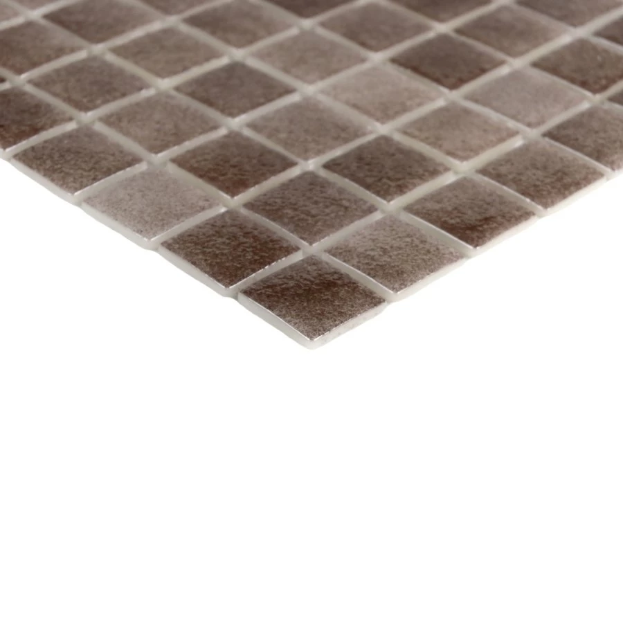 Мозаика Bonaparte Стеклянная мозаика Atlantis Moca 24х24 глянцевая коричневая 31,5х31,5 см