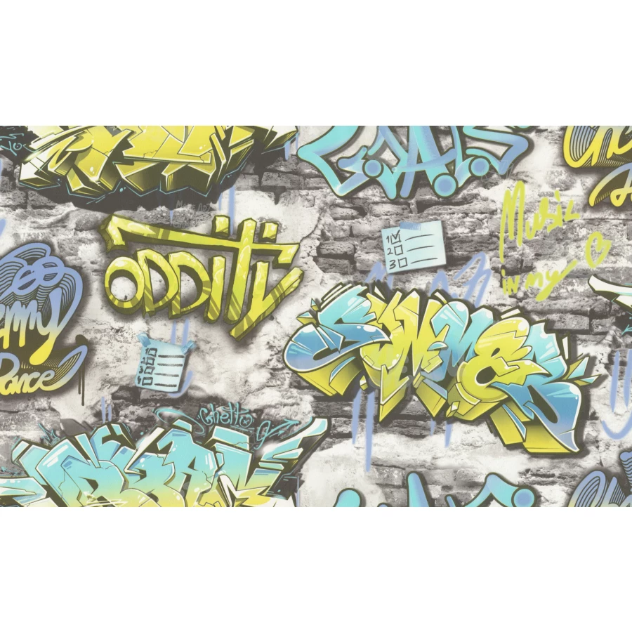 Обои флизелиновые Palitra Home HomeColor Daim зеленые HC71906-44 1.06х10.05 м