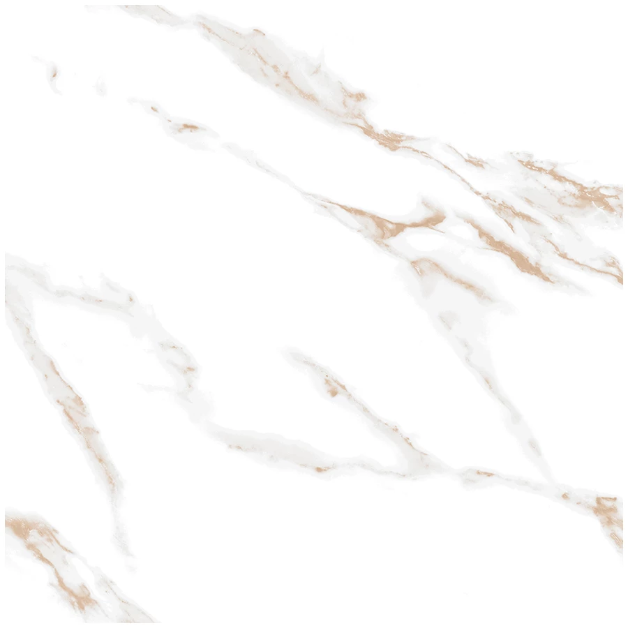 Керамогранит Ceradim Calacatta Sharp Gold белый Полированный 60х60 см