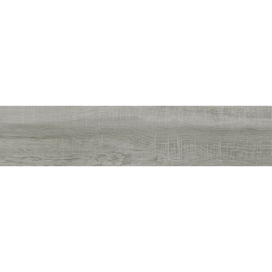 Плитка напольная керамогранитная Alma Ceramica Sherwood серый 20*90 см
