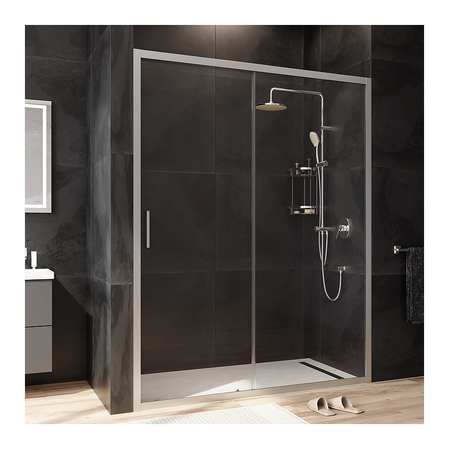 Дверь душевая в нишу Am Pm Gem раздвижная W90G-150-1-195MT 150x195 см