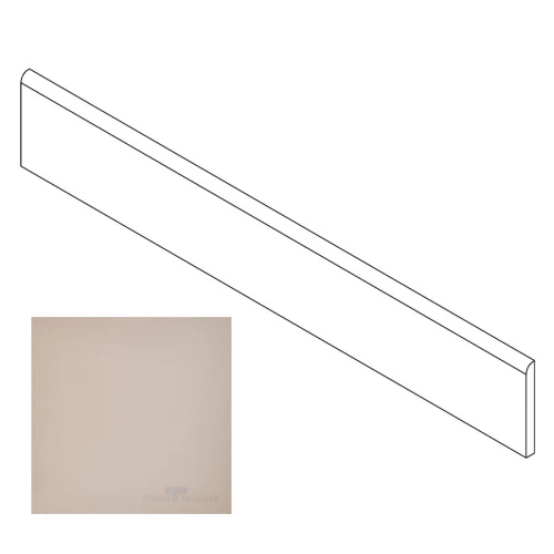 Плинтус Грани Таганая Профи с завальцовкой капучино матовый GT028M 120х9,5 см