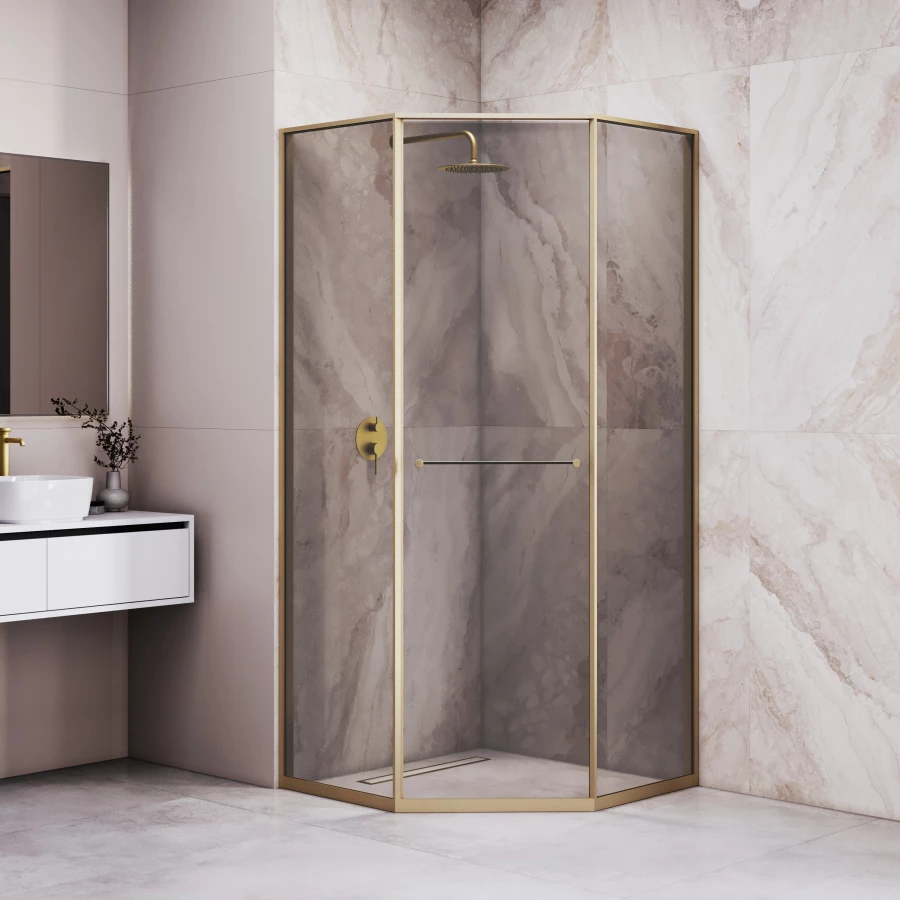 Душевой уголок RGW SV-82Gb L Тонированное 33328299-36L 90х90 см