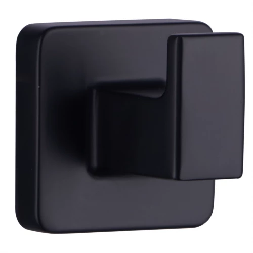 Крючок настенный Fashun одинарный чёрный A2605-1-7