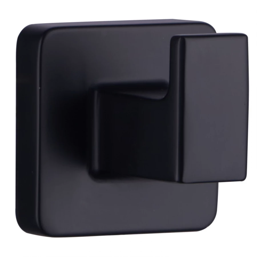 Крючок настенный Fashun одинарный чёрный A2605-1-7