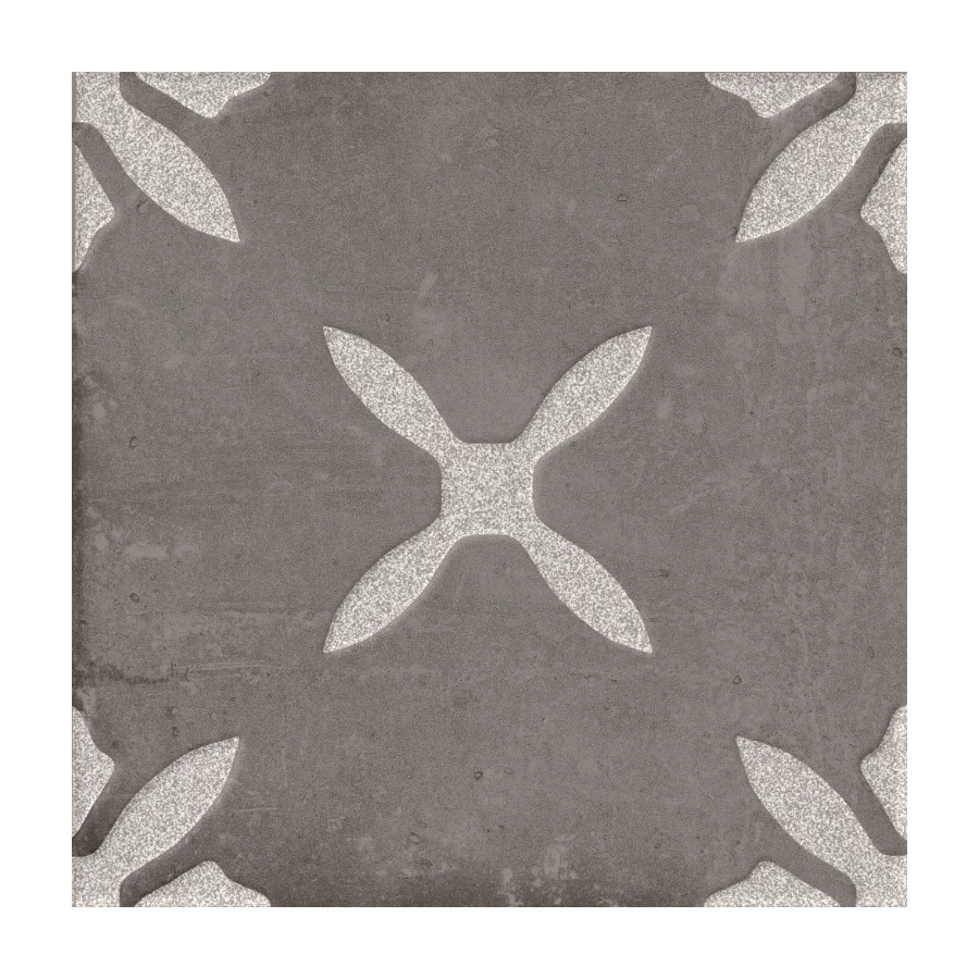 Керамогранит Harmony Peronda Pangea Chocolate Flower LT матовый кофейный 3386040457 22,3х22,3 см