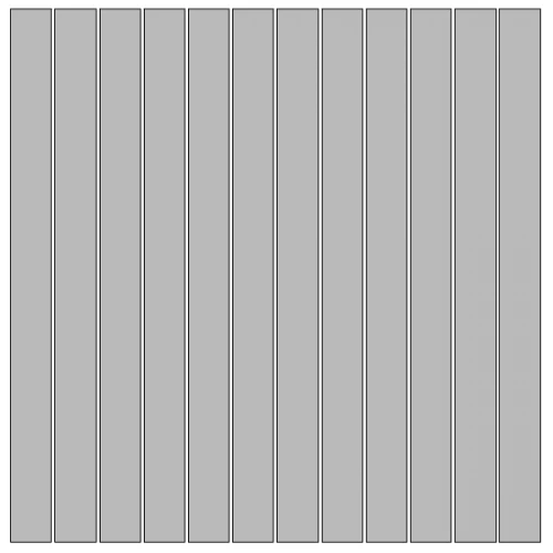 Мозаика ТехноАрт керамогранит Гриль Р1 30х2,3 многоцветная 30x30 см