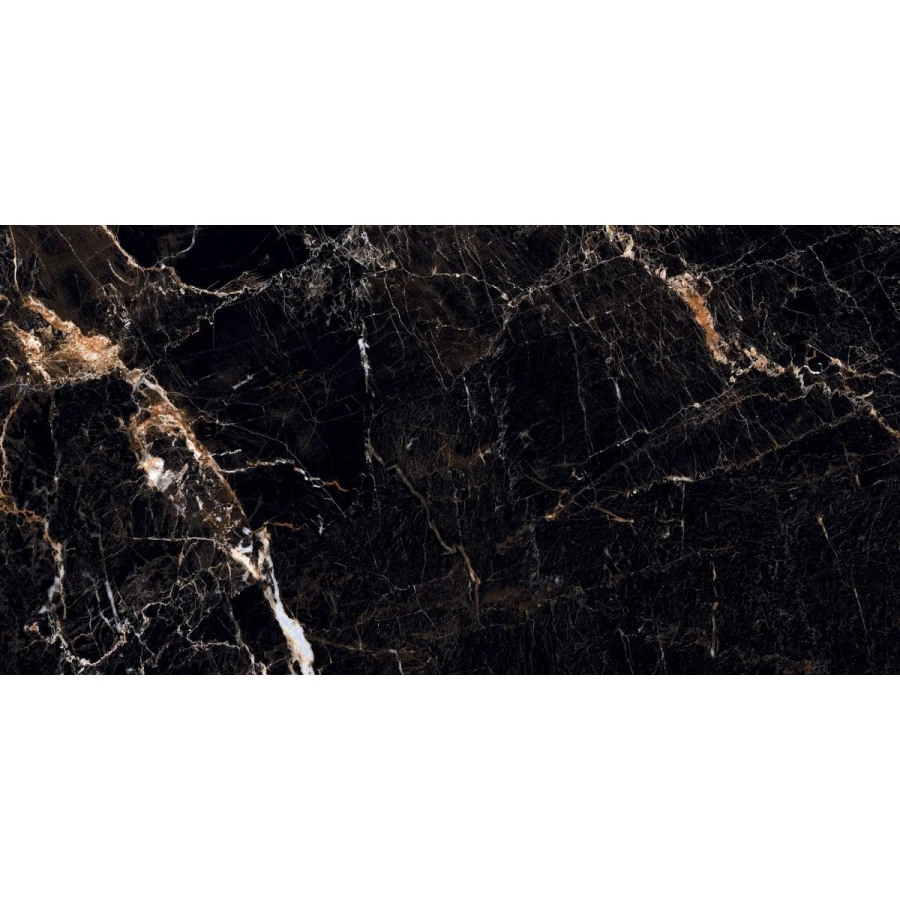 Керамогранит Neodom Marble Cosmic Brown Polished глянцевый черный N12026 120x60 см