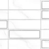 Плитка настенная ALMA Ceramica Bronks рельефная матовая белая TWA3060BRK27 60х30 см
