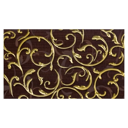 Декор InterCerama Fantasia коричневый 40*23 см