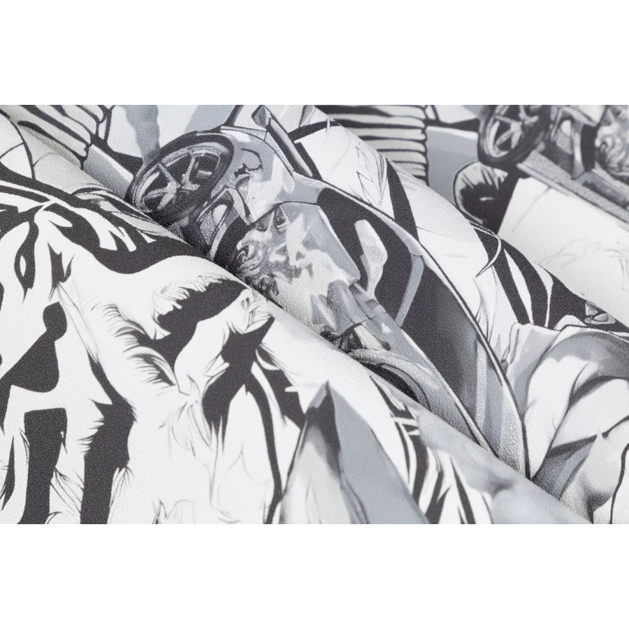 Обои флизелиновые Palitra Home Anime HomeColor серые HC72283-44 1,06х10,05 м