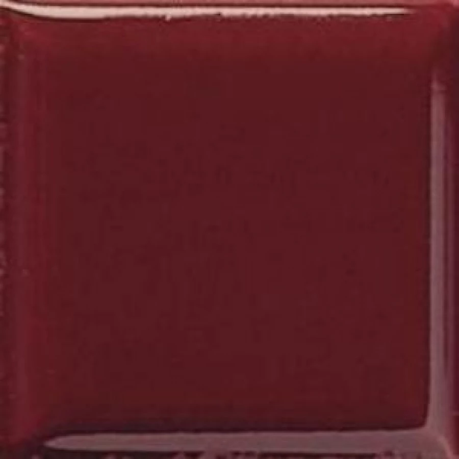 Плитка настенная Ceramica Grazia Vintage Вставка Tozzetto Wine глянцевая бордовая T6 3x3 см