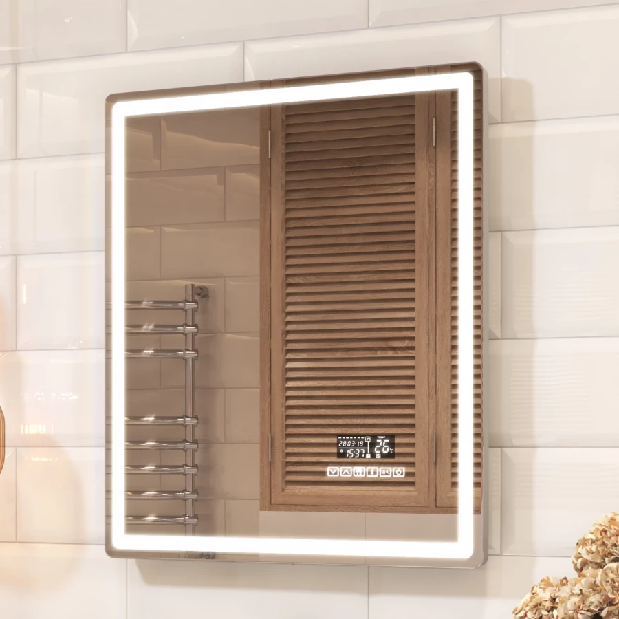 Зеркало Vigo Geometry Media voice 600 044 60x70 см