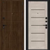 Входная дверь Bravo Райт/SBlack 205x86 Pecan/Cappuccino Melinga правое открывание