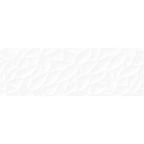 Плитка облицовочная Cersanit Glory белый рельеф GOU052-53 1,12 м2, 75х25 см