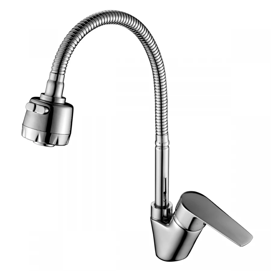 Смеситель для кухонной мойки Rossinka S S35-26 хром