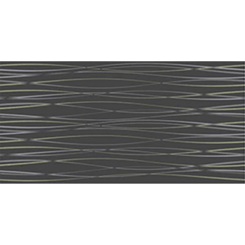 Плитка настенная Нефрит-Керамика Релакс черный 10-11-04-605 25х50