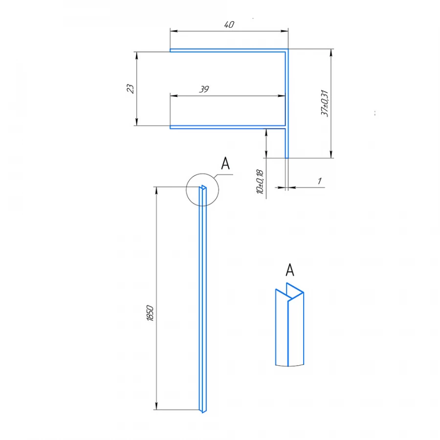 Добавочный профиль RGW A-11 04271185-01