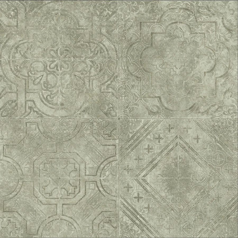 Плитка напольная Delacora Studio Mix Green зеленый 45*45 см