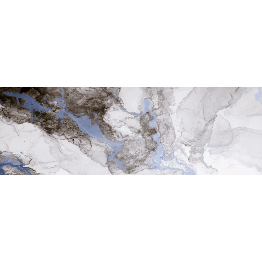 Плитка настенная Primavera Tiziana Aqua B glossy GL05B 90х30 см